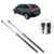 Par Amortecedor Tampa Traseira Porta Malas Citroen C4 Hatch 2009 A 2014