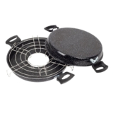Churrasqueira De Fogão Antiaderente 25Cm Preto Nacional