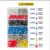 1250 Pcs Virolas De Fio Conectores Terminais Kit Variedade Virola Conector Cabo Isolado Pino Final AWG 15503