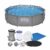 Piscina Estrutural 4678 Litros Premium + Bomba Filtrante + Capa + Lona Bestway