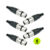 Kit 5 Conectores Cannon Femea 3 Polos Santo Angelo Xlr Sa2x