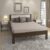 Cama de Casal para Colchão 138 x 188 cm Multimóveis CR35009 Nogal/Branca