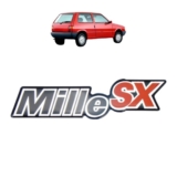 Emblema Adesivo MILLE SX Uno Millie SX 1997 a 1998 Resinado