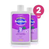 Kit 2 Loção Hidratante Desodorante Corporal Beijinhos Uva 475ml Belkit