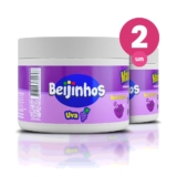 Kit 2 Máscara Capilar Hidratante Beijinhos Uva 300g Belkit