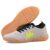 Chuteira Kappa Milan II Masculina Original Futsal Prata Preto Confortável