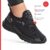 Tênis Feminino Vili Neon Esportivo Treino Preto