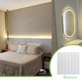 Kit 6m² Painel Ripado Branco 30×30 – 66 peças | Anti-impacto | Autocolant