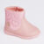 Bota Coturno Infantil Menina Kidy Soft Cano Curto Baby Coração Delicada Confortável Moderna
