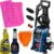 Kit Limpeza Automotiva Lavadora Bosch GHP 180 220V + Shampoo + Pretinho + Toalha e Luva Microfibra