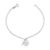 Pulseira Feminina de Prata 925 Cruz e Pai Nosso