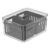 Organizador Geladeira Com Cesto Duplo Frutas 2,2l Black Pote