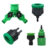 Bico Adaptador De Torneira Mangueira Para Microtubo Irrigação 4mm 8mm Y Engate Rápido 1 Ou 2 Saída