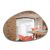 Espelho Pinterest Orgânico Decorativo Grande 64x44cm Borda em Couro 3cm – Mod. Nuvem