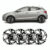 Kit 4 Calotas Aro 15 Hb20 2024 Diamantada Jogo Completo