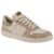 Tênis Branco com Recortes Feminino Casual Colorido Original Lóris 7802