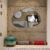 Espelho Decorativo Orgânico 80x60cm Moderno Couro Ecológico Costura Dupla de Acabamento Mod. Nuvem