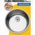 Cuba Inox Redonda 35×14 De Embutir Tramontina Compacto Para Cozinha Lavabo Aço Inox