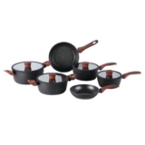 Jogo De Panelas 6 Peças Indução Ceramic Sirius Preto Brinox