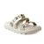 Sandália Vizzano Papete Feminina Tiras Tendência Moda 6510 Branco Off