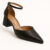 Scarpin Vizzano Salto Médio Bloco Tornozeleira Sapato Feminino 1220.317 Preto