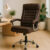 Cadeira Escritório Presidente Ergonômica Executiva Premium Com 42 Molas Ensacadas no Assento Marrom