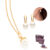 Conjunto Rommanel Pérolas Colar + Pingente E Brincos Banhado Ouro 18k