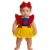 Jardineira Branca De Neve Mesversario Romper Bebê e Infantil, fantasia