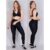 Conjunto Top + Calça Legging de Poliamida New Zig Basico Moda Feminina Fitness