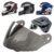 Viseira Polivisor Para Capacete Mixs Mx Cobra Raptor + Botões Laterais