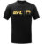 Camiseta UFC Venum Classic Masculino Algodão Preto Gold