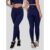 Calça Legging de Poliamida Lurex Moda Feminina