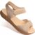 Sandália Modare Ortopédica Feminino Conforto Leve Nylon 7142 Bege