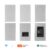 COIBEU Interruptor cinza WiFi Inteligente Teclas Touch tuya APP Smart Life Painel Alexa Google Home