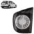 Lanterna Traseira Golf 2007 2008 2009 2010 2011 2012 2013 Porta Malas Com Moldura Preta Aro Cromado