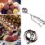 Colher Pegador De Sorvete Com Ejetor Bola 3,5 cm Em Aço Inox  Kehome