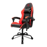 Cadeira Gamer TGT Heron, Preta e Vermelha, TGT-HR-BRD01