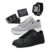 Kit 2 Pares De Tênis Polo Fran Casual Relógio Digital Quadrado +  Carteira + Cinto