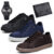 Kit 3 Pares Tênis Polo Fran Sapato Masculino Sapatênis Confortavel Relógio + Carteira