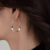 Brinco joias Organico Tendencia Moda Banhado a Prata 925 Ouro 18k