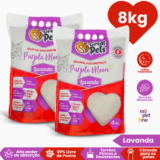 Kit 2 Areia Bentonita Esférica Premium Lavanda Great Pets para Gatos – 8Kg