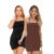 KIT 2: Vestido Curto Alcinha Feminino