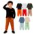 Kit 10 Peças Conjunto Camiseta Manga longa e Calça Moletom Menino Infantil Inverno Meia Estação Masculino Frio
