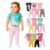 Kit Bebe 8 Conjuntos Roupas para Bebê Menina (8 Body Curto + 8 Calça Mijão)ou Kit 4 Body Roupa Infantil Bebê