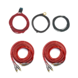 Kit de instalação até 1200w RMS cabos RCA blindados e positivo e terra 100% cobre.