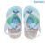 Sandália Praiana Baby Azul Dinossauro Masculina Pimpolho