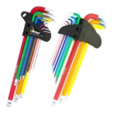 Jogo Chave Allen Titanium Extra Longa Abaulada Color 9 Peças Colorido