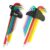 Jogo Chave Allen Titanium Extra Longa Abaulada Color 9 Peças Colorido