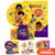 Kit Painel Casado Festa 3 Palavrinhas E Trio Capa Cilindro Sublimado Em Tecido Veste Fácil – Licenciado