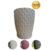 Vaso Polietileno Para Plantas Jardim Sala Luxo diamante bojo P Com Prato